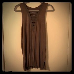 American Eagle hunter green tank